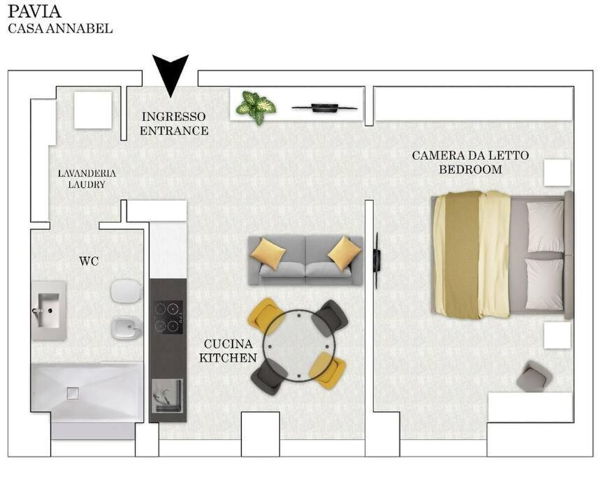 Ferienwohnung Casa Annabel Pavia Exterior foto